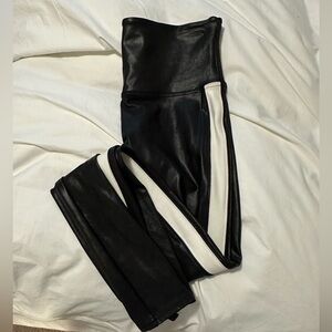 SPANKS faux leather leggings women’s size large